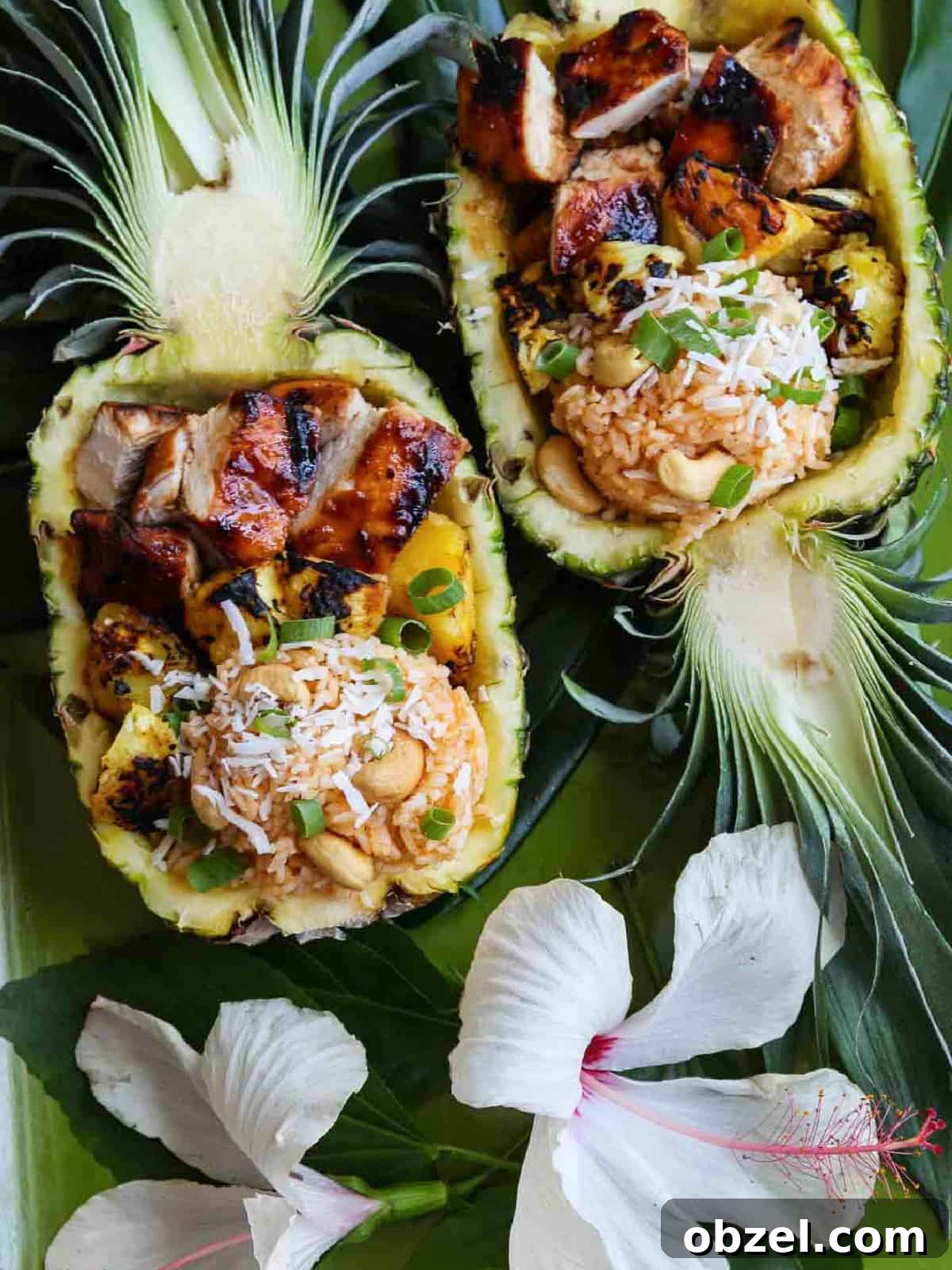 Huli Huli Hawaiian Grilled Chicken Recipe 5 Huli Huli Chicken with two pineapples