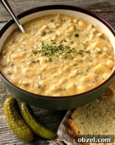Creamy Cheeseburger Soup Recipe 2 Cheeseburger-Soup