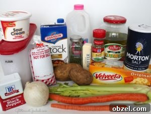 Creamy Cheeseburger Soup Recipe 3 Cheeseburger-Soup-ingredients