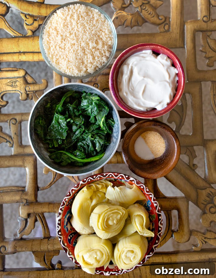 Low Calorie Artichoke Dip Ingredients Low Calorie Artichoke Dip Ingredients