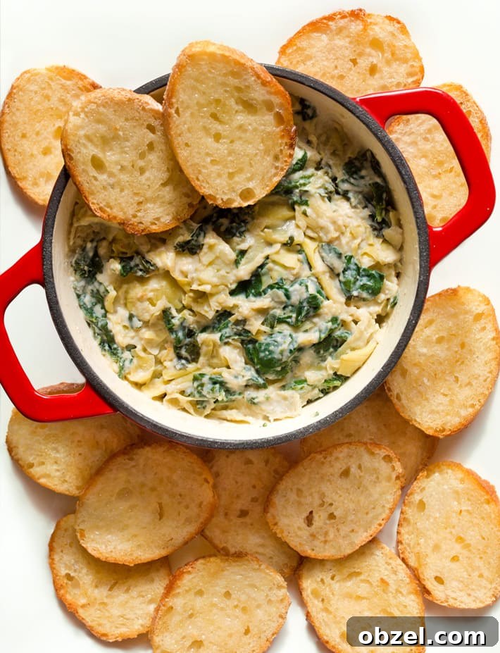 Healthy Spinach Artichoke Dip Appetizer Healthy Spinach Artichoke Dip Appetizer