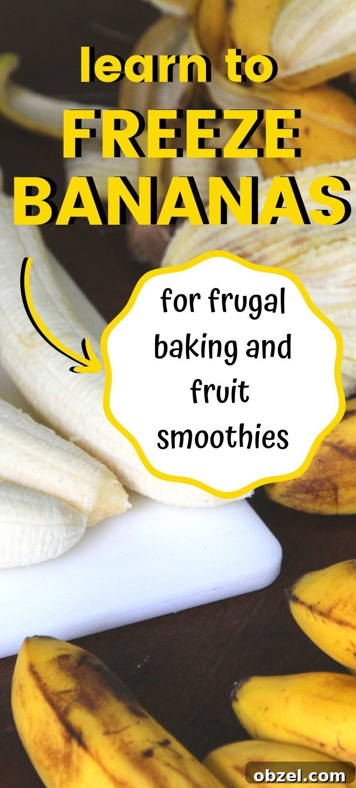 How to Freeze Bananas for Smoothies and Baking 3 Freshly peeled bananas for home baking