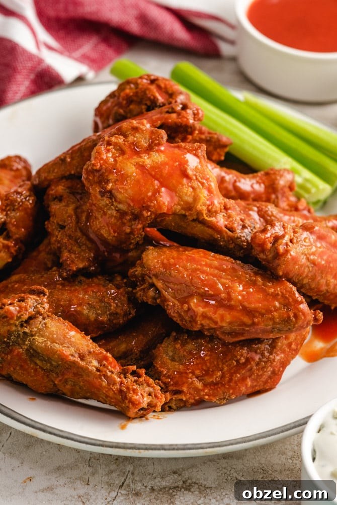 Crispy Oven Baked Chicken Wings Crispy baked wings ready to serve