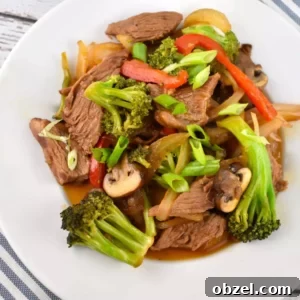 beef and vegetable stir fry