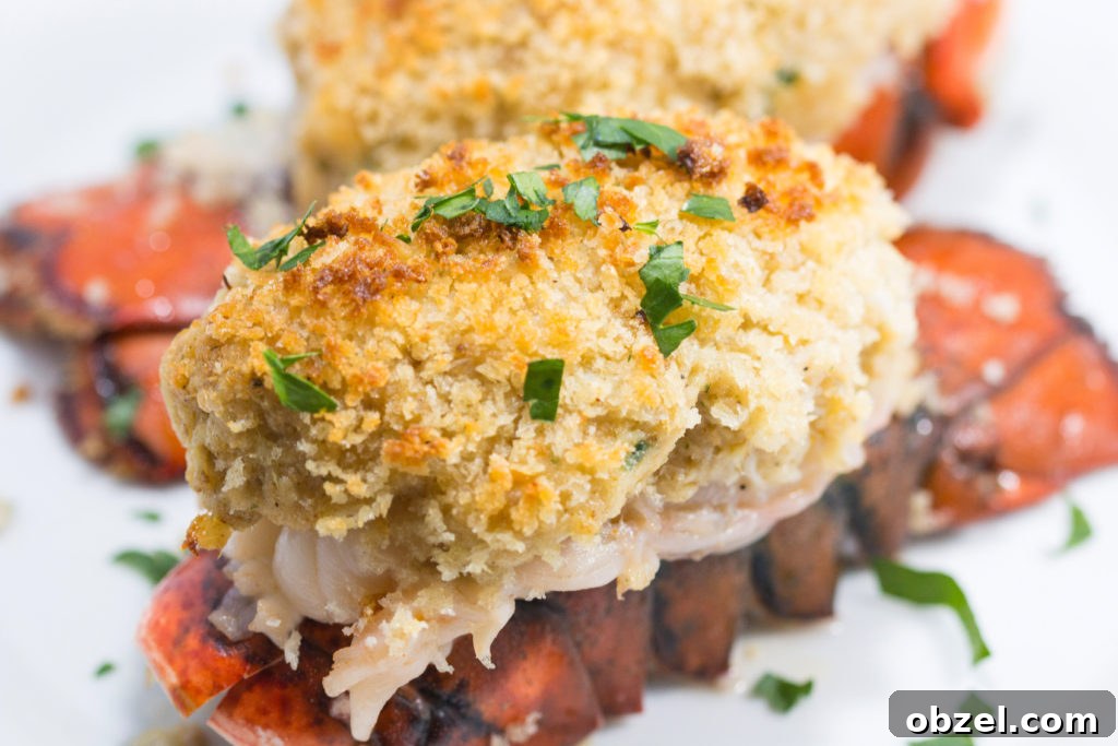 Crab Stuffed Lobster Tails Recipe 2 Crab Stuffed Lobsters