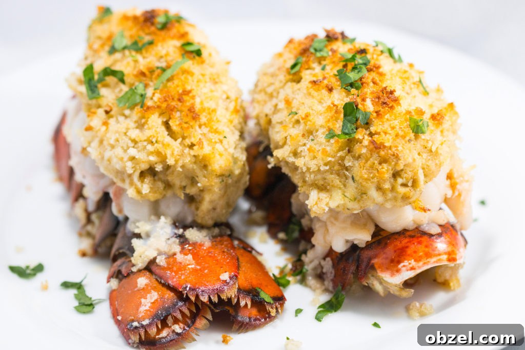 Crab Stuffed Lobster Tails Recipe 3 Crab Stuffed Lobsters