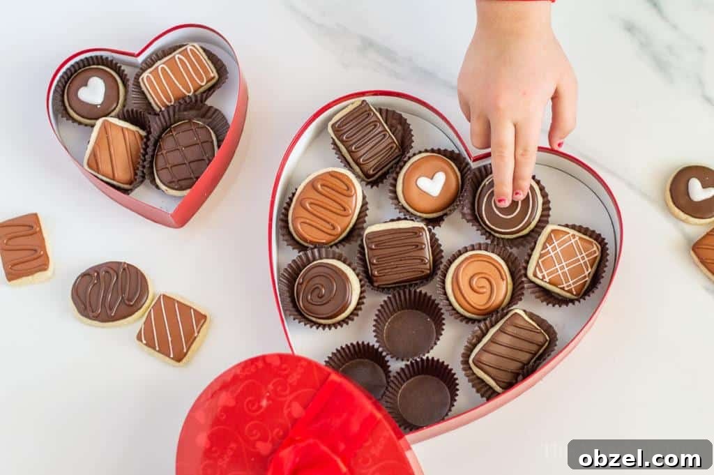 Valentine's Sugar Cookies: DIY Chocolate Box Gift 10 img 16575 9