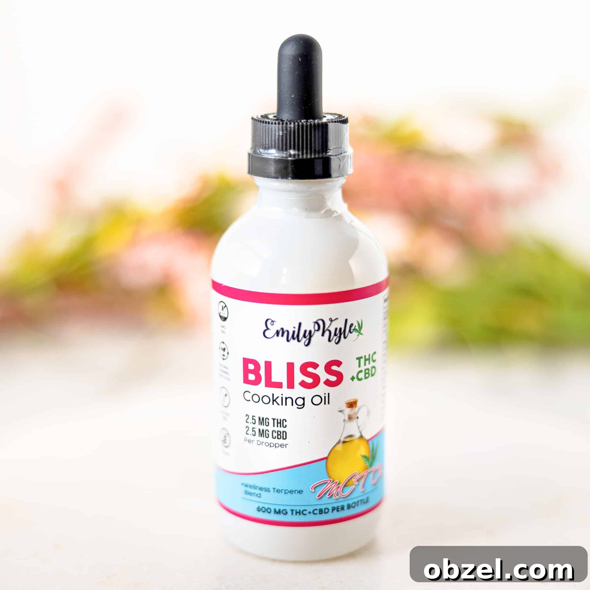 Cannabis Coconut Almond Bliss Balls Recipe 6 A picture of Emily Kyles Bliss cooking oil.