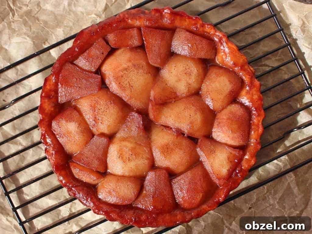 Pear Tarte Tatin Recipe with Caramelized Pears 2 Red Wine Pear Tarte Tatin