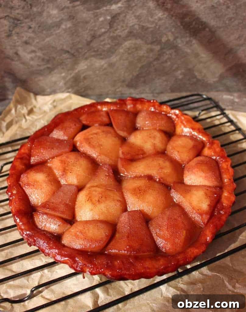 Pear Tarte Tatin Recipe with Caramelized Pears 5 Red Wine Pear Tarte Tatin