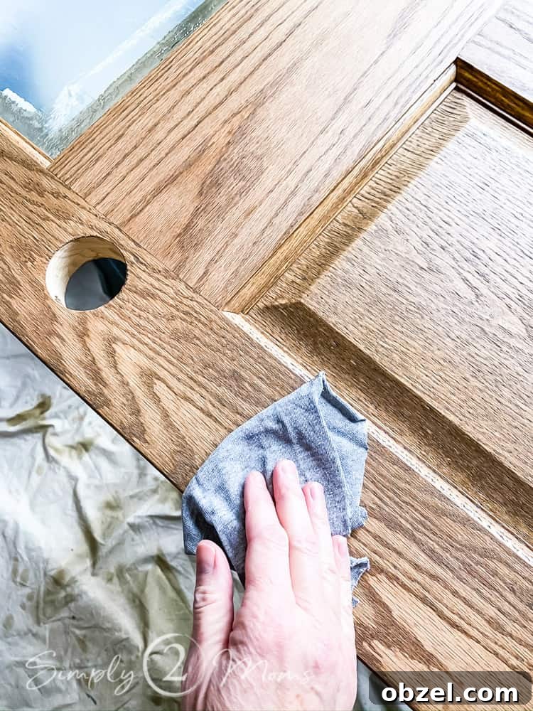 Stunning Before and After Laundry Room Makeover 25 stained laundry room door