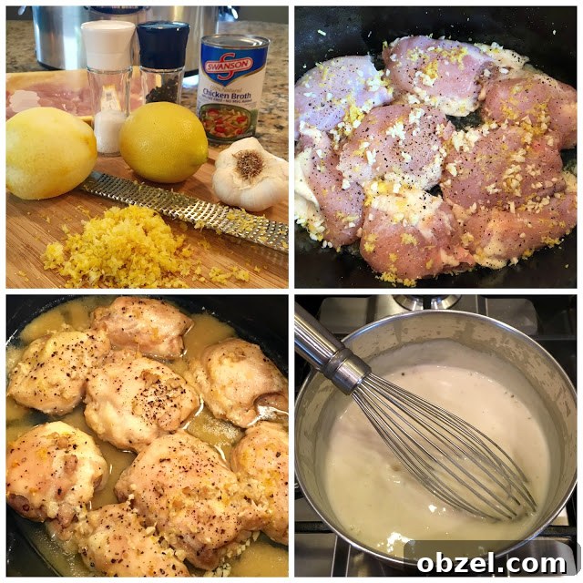 EASY SLOW COOKER LEMON GARLIC CHICKEN (Photo tutorial)