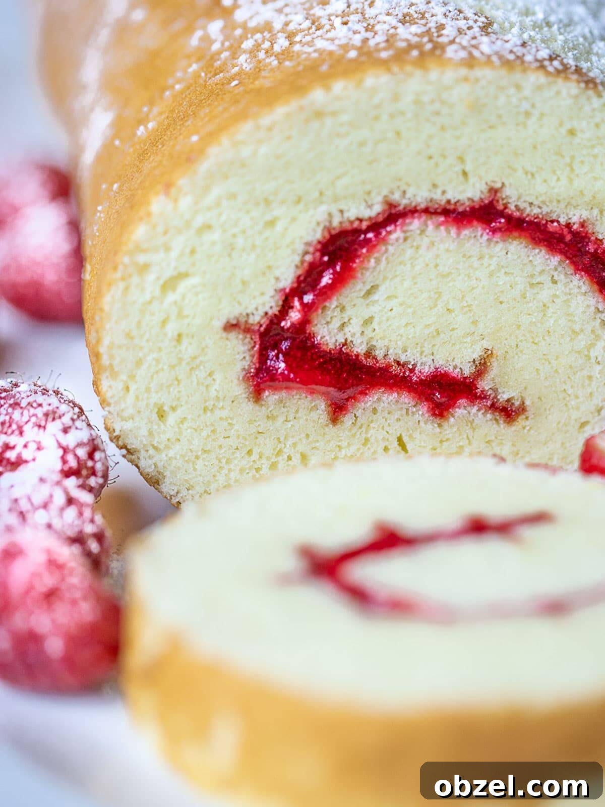 Bakery Style Swiss Roll Cake Recipe 3 Swiss roll cake with jam.