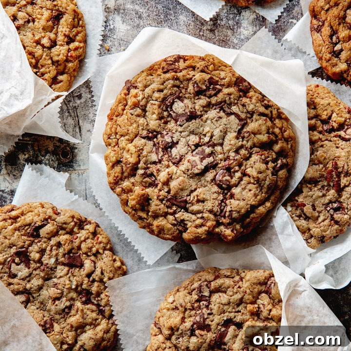 Salted Dark Chocolate Chip and Roasted Pecan Cookies