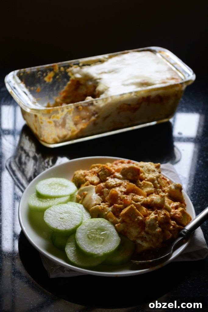 Spicy Paneer Casserole Recipe with Paleo Style Flavor 3 Creamy spicy paneer casserole served hot
