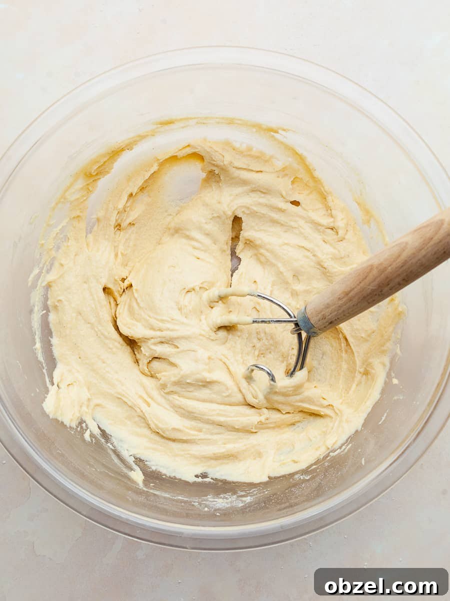 Gluten Free Spaetzle dough in a bowl