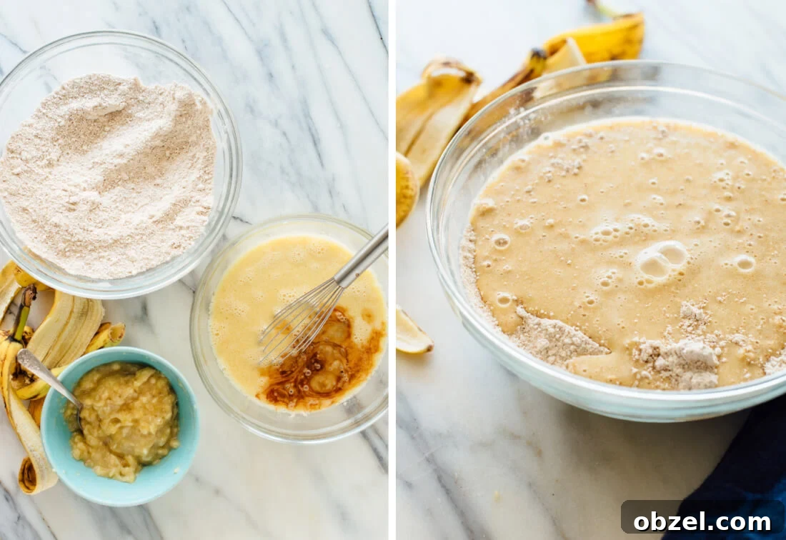 Crispy Gluten-Free Banana Oat Waffles 3 ingredients