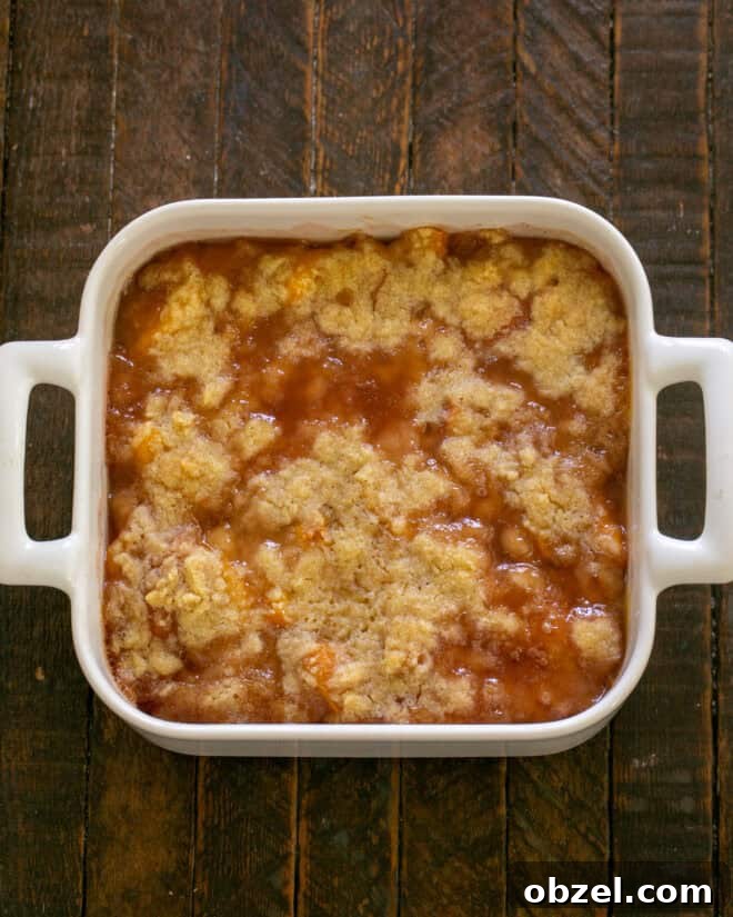 Classic Homemade Peach Crisp Recipe 7 img 23565 8