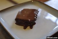 Whimsical Cake with Chocolate Glaze
