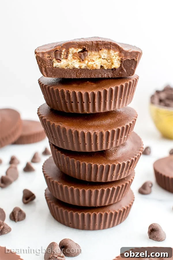 Vegan Gluten Free Chocolate Chip Cookie Dough Cups 3 Chocolate Chip Cookie Dough Cups (Vegan and Gluten Free): thick homemade chocolate cups stuffed with chocolate chip cookie dough.