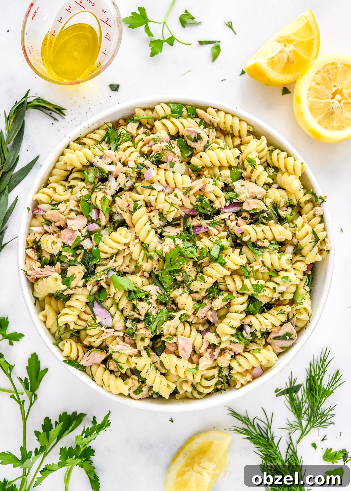 Lemony Herbed Mashed Chickpea Salad Recipe 13 Lemon Vinaigrette Tuna Pasta Salad