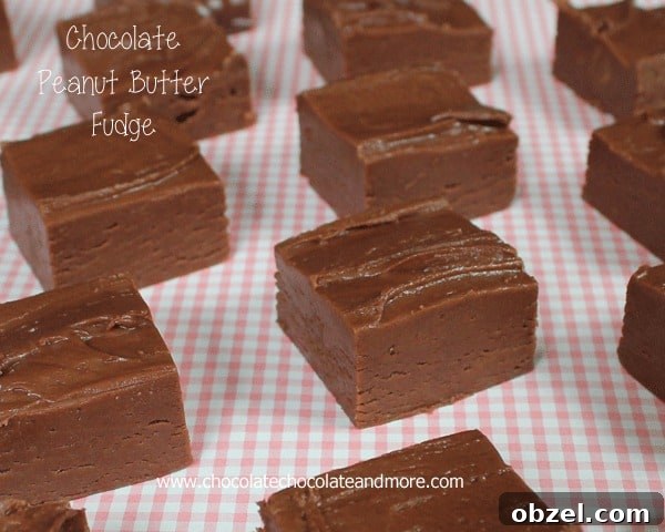 Chocolate Peanut Butter Fudge-using an old fashioned recipe