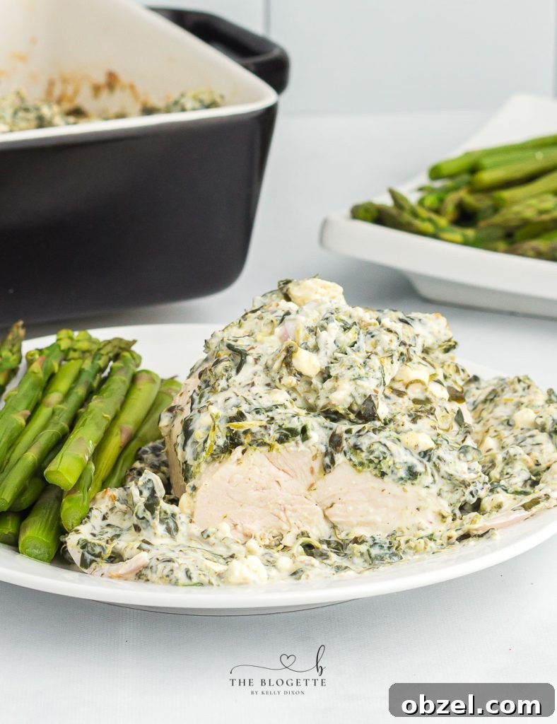 Creamy Spinach Dip Chicken Bake 8 Creamy baked spinach dip chicken dinner