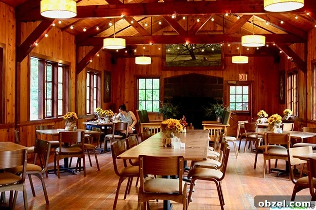Silver Falls Lodge Cabin Camping in Oregon 11 Silver Falls Lodge Dining Hall