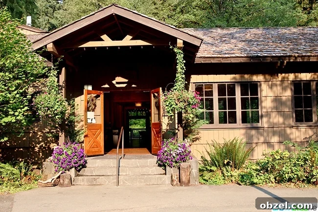 Silver Falls Lodge Cabin Camping in Oregon 10 Silver Falls Lodge Dining Hall