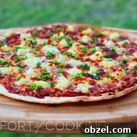 BBQ Ham and Pineapple Pizza with Tangy Sauce 5 BBQ Ham and Pineapple Pizza