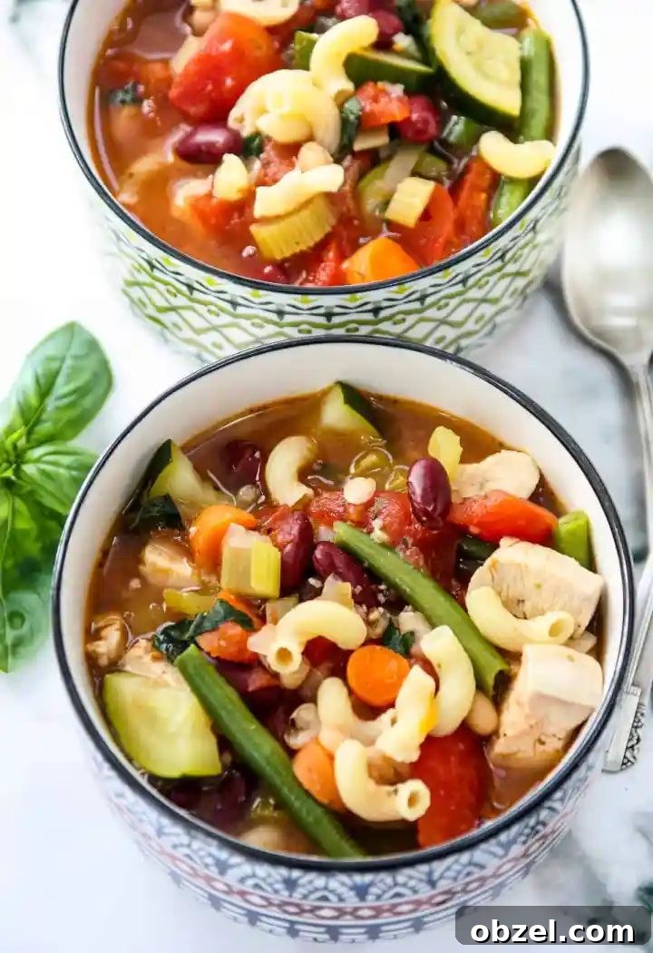 31 Fall Chicken Recipes for Cozy Weeknight Dinners 21 chicken minestrone soup