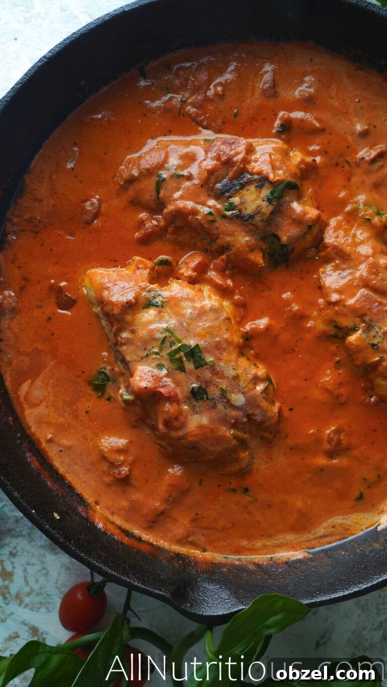 31 Fall Chicken Recipes for Cozy Weeknight Dinners 7 creamy tomato chicken skillet