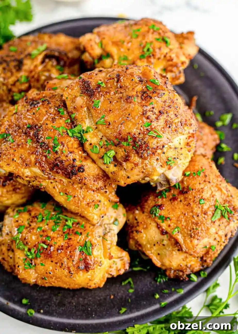 31 Fall Chicken Recipes for Cozy Weeknight Dinners 10 oven baked chicken thighs