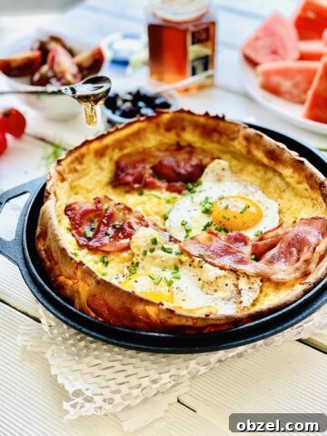 Bacon and Eggs Dutch Pancakes