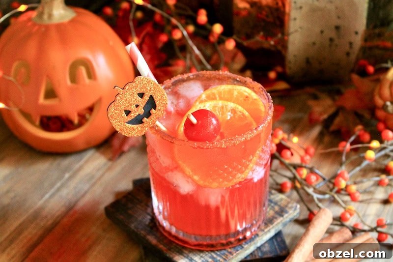 bourbon halloween drink