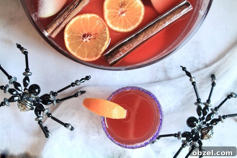 spooky spider brew halloween punch