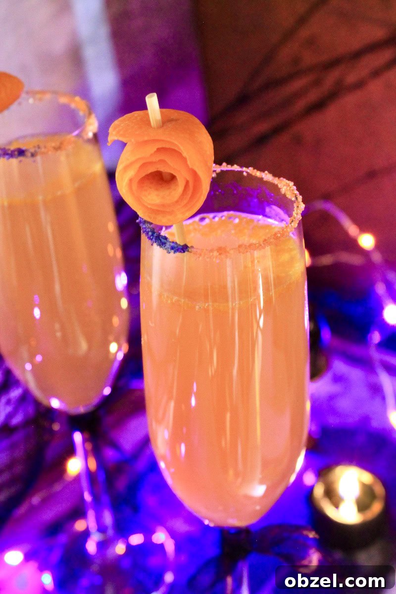Hocus Pocus Halloween Mimosa Recipe 9 halloween mimosas