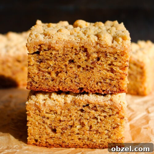 Banana Crumb Cake with Cinnamon Streusel Topping 16 Banana crumb cake recipe