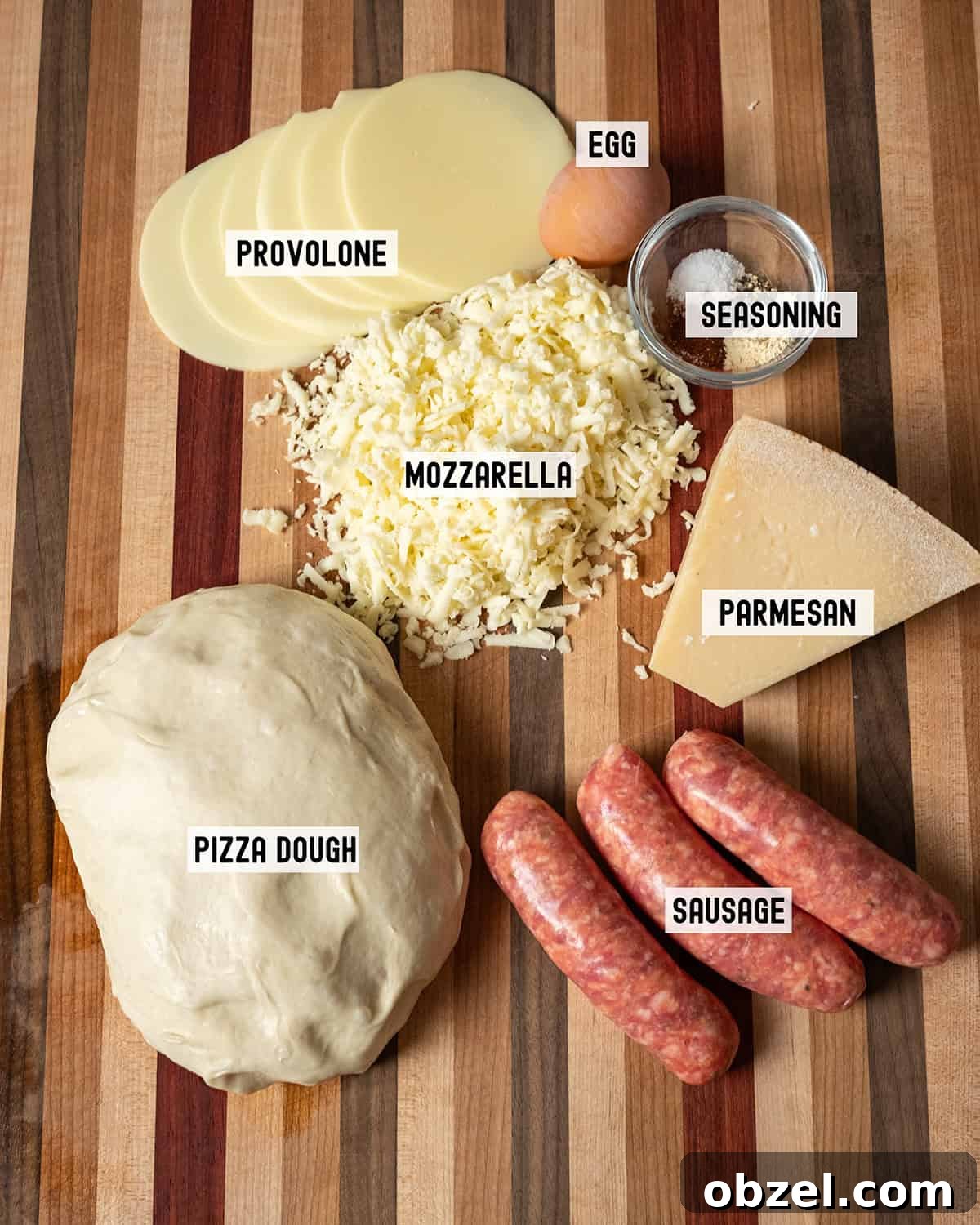 Italian Sausage Bread with Mozzarella 3 Ingredients for Italian sausage bread