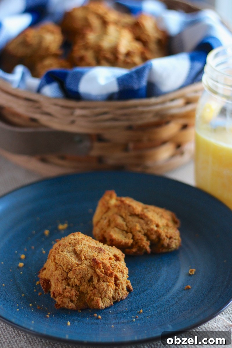 Easy Paleo Drop Biscuits (AIP) - these nut-free, grain-free, egg-free biscuits are light, fluffy, and super delicious! | fedandfulfilled.com