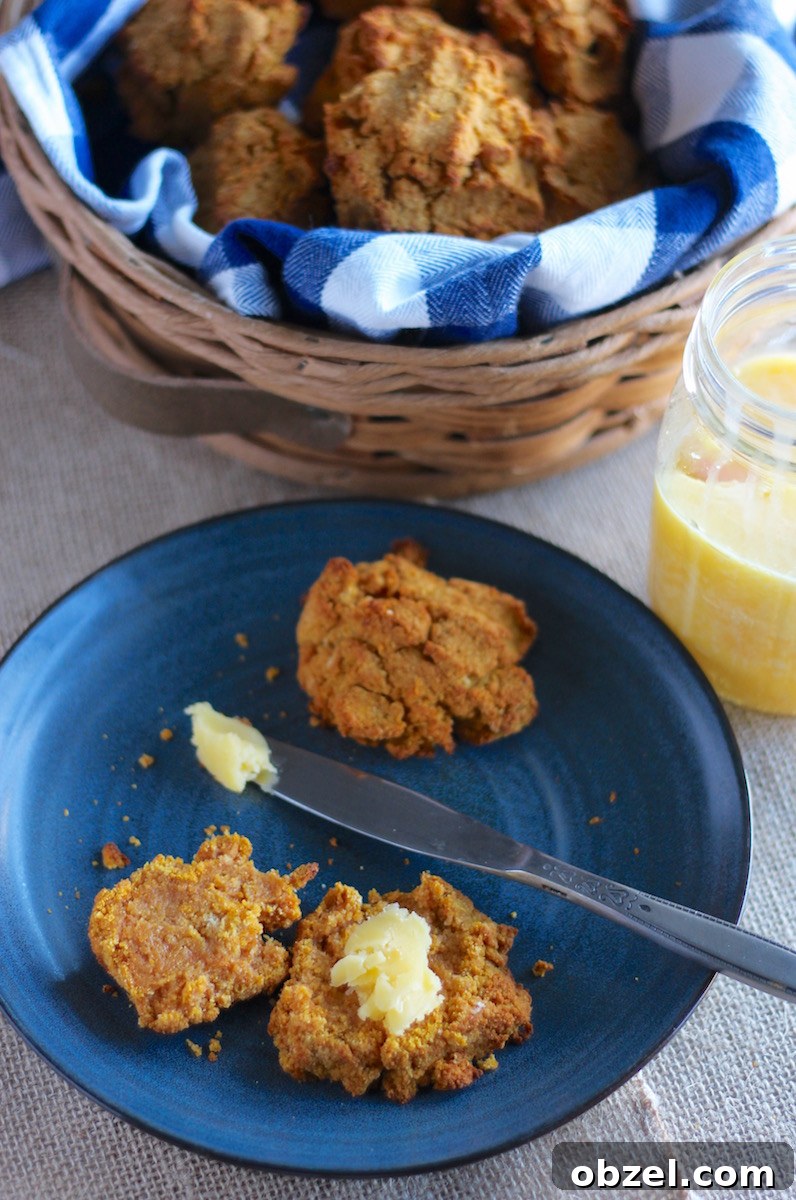 Easy Paleo Drop Biscuits (AIP) - you'd never know these biscuits were egg-free, nut-free, and dairy-free! They're almost a cross between a biscuit and a muffin! SO good! | fedandfulfilled.com
