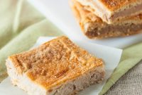 Creamy Eggnog Cheesecake Bars Recipe