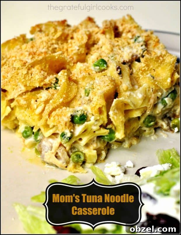 Mom's Tuna Noodle Casserole - The Grateful Girl Cooks! Nothing says