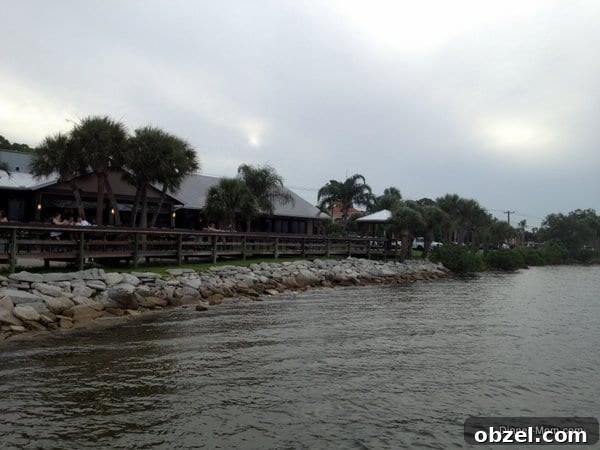 View of River Rocks Restaurant.