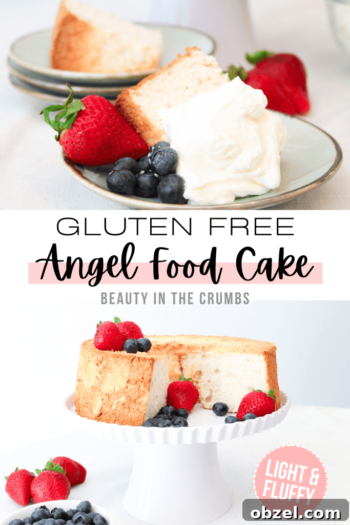 Fluffy Gluten Free Angel Food Cake Recipe 8 Angel food cake slice