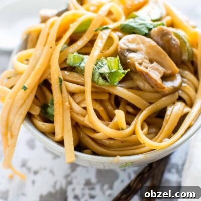 Sweet and Spicy Asian Noodles