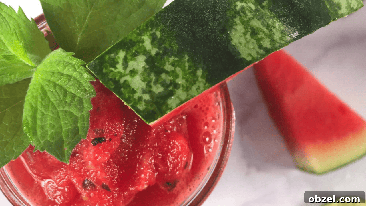 10 Creamy Smoothie Recipes to Recharge Your Day 7 Watermelon Smoothie