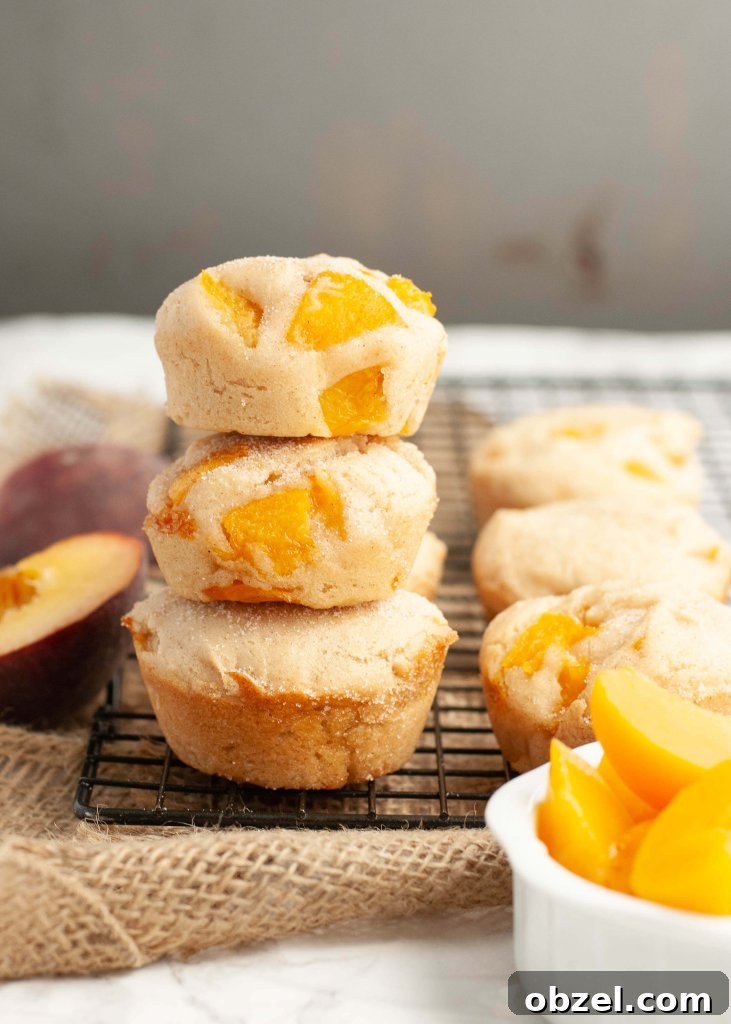 Gluten-Free Vegan Peach Muffins Free of Top 8 Allergens 5 nut-free-vegan-peach-muffins