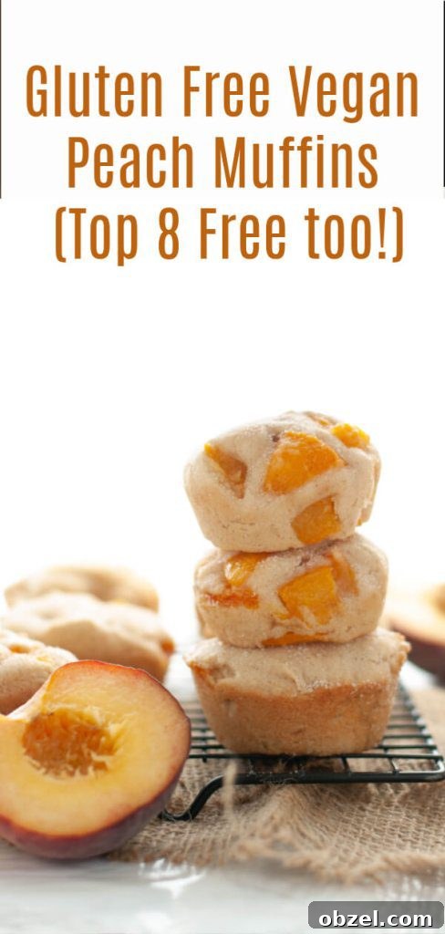 Gluten-Free Vegan Peach Muffins Free of Top 8 Allergens 6 gluten-free-vegan-peach-muffin-recipe-by-allergy-awesomeness