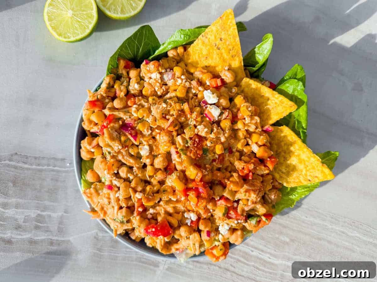 Easy Mexican Chicken Salad